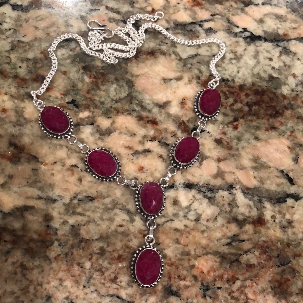 Cherry Ruby Necklace - image 1
